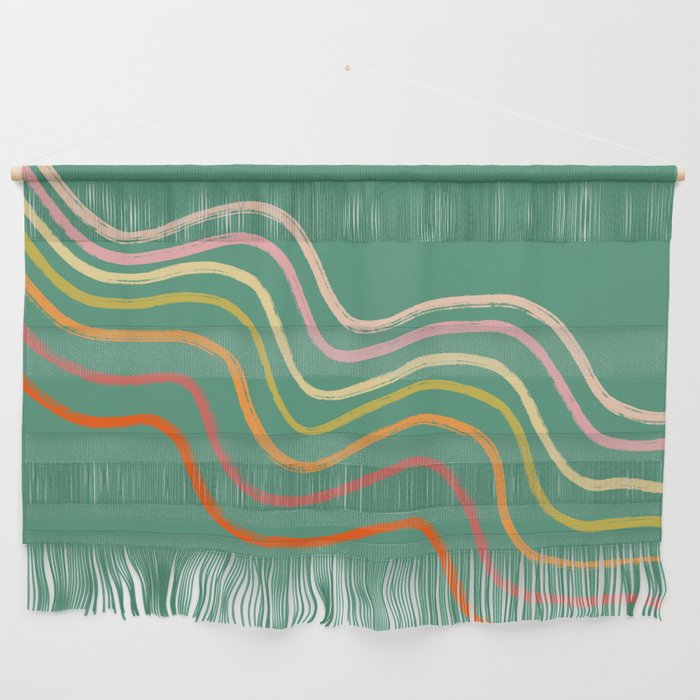 Groovy Color waves Wall Hanging Gallery Image 1