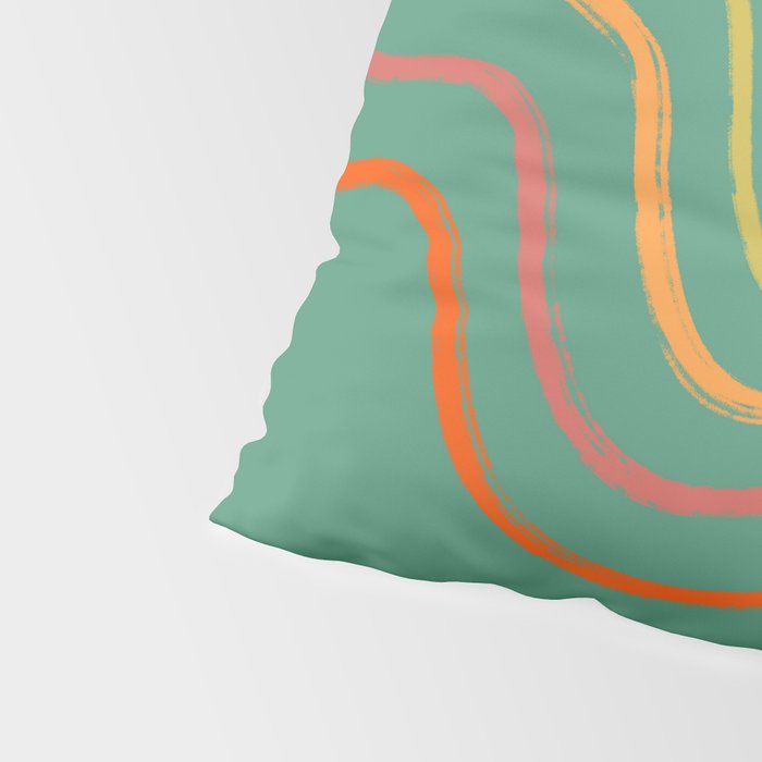 Groovy Color waves Pillow Sham Gallery Image 4