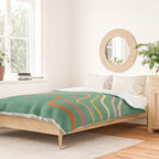 Groovy Color waves Duvet Cover Gallery Image 2