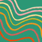Groovy Color waves Coffee Mug Gallery Image 2