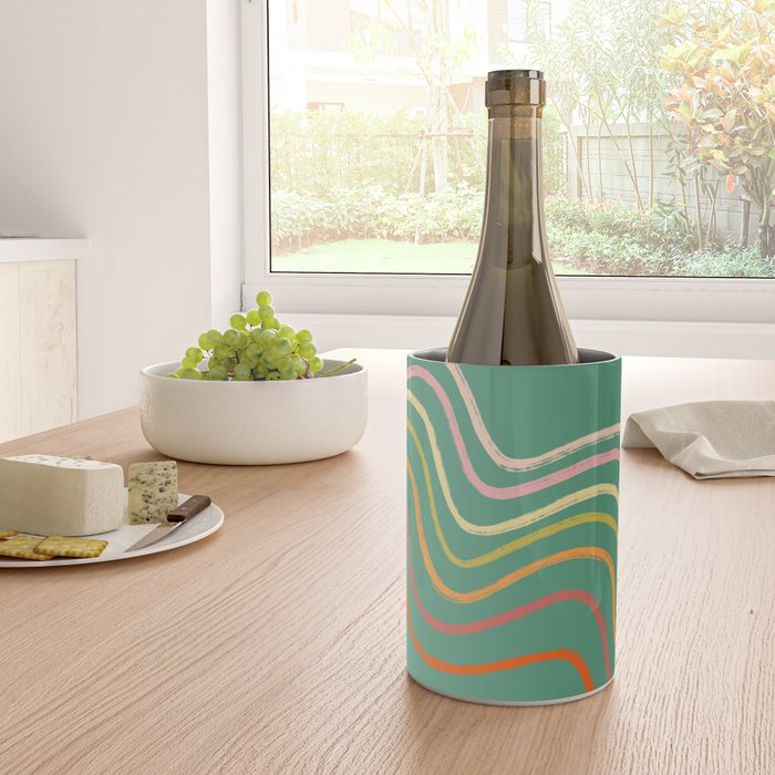 Groovy Color waves Wine Chiller Gallery Image 4