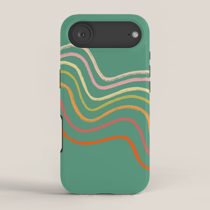 Groovy Color waves iPhone Case Gallery Image 2