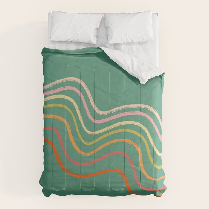 Groovy Color waves Comforter Gallery Image 1