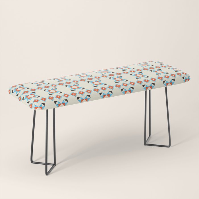 geometry navajo pattern no2 Bench Gallery Image 1