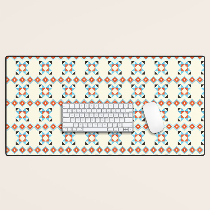 geometry navajo pattern no2 Desk Mat Gallery Image 1