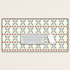 geometry navajo pattern no2 Desk Mat Gallery Image 1
