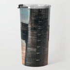 New York City Brooklyn Bridge during winter Travel Mug Gallery Image 3