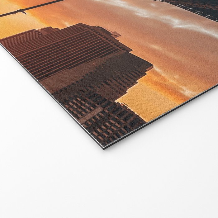 New York City Brooklyn Bridge during winter Welcome Mat Gallery Image 2