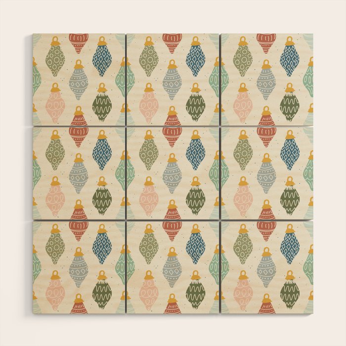 Boho Ornaments . Multicolor Wood Wall Art Gallery Image 1