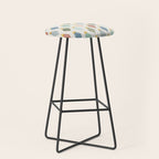 Boho Ornaments . Multicolor Stool Gallery Image 1