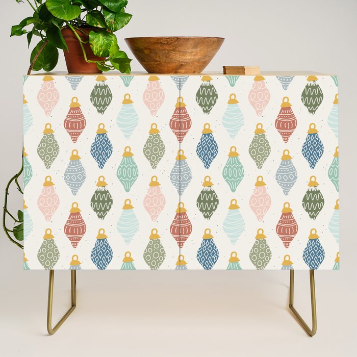 Boho Ornaments . Multicolor Credenza Gallery Image 1