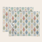 Boho Ornaments . Multicolor Placemat Gallery Image 1