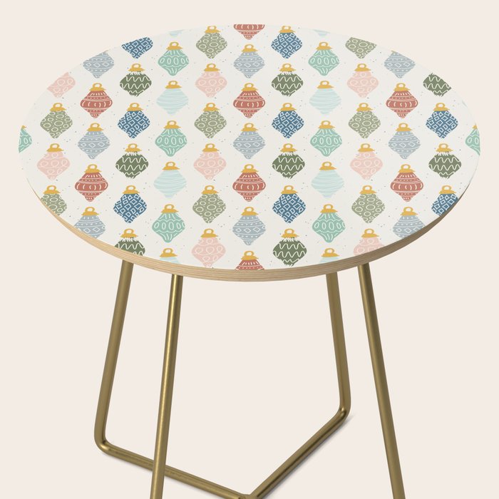 Boho Ornaments . Multicolor Side Table Gallery Image 2