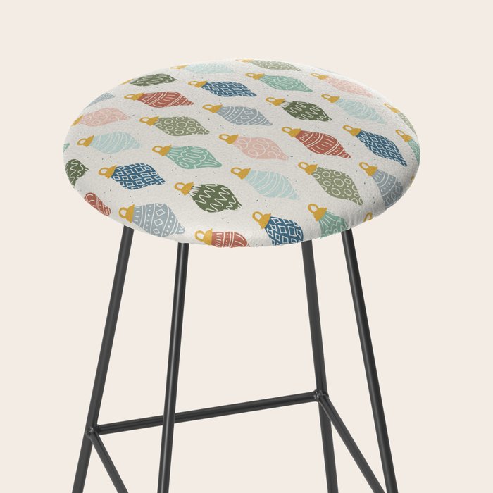Boho Ornaments . Multicolor Stool Gallery Image 2