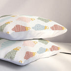 Boho Ornaments . Multicolor Pillow Sham Gallery Image 3
