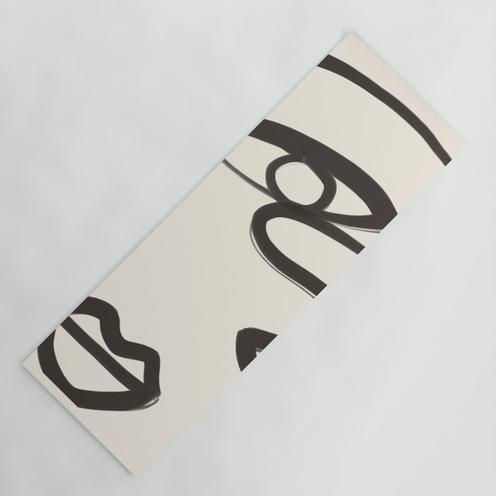 Abstract Face 36 Yoga Mat Gallery Image 1