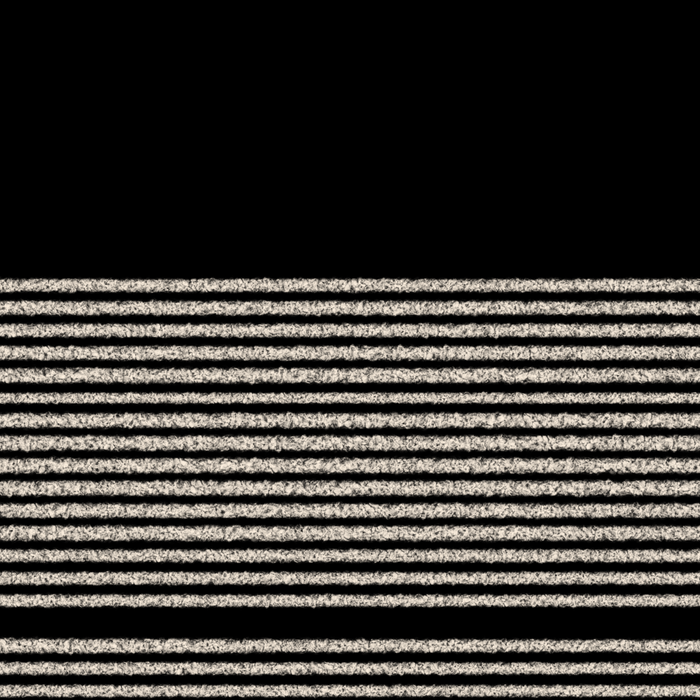 Organic Stripes - Minimalist Textured Line Pattern in Almond Cream and Black Coffee Mug Gallery Image 2