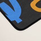 Fun colorful abstract summer shape pattern Desk Mat Gallery Image 4