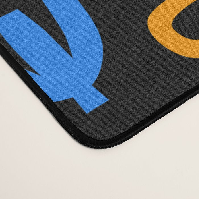 Fun colorful abstract summer shape pattern Desk Mat Gallery Image 4
