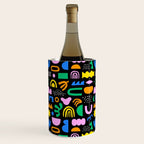 Fun colorful abstract summer shape pattern Wine Chiller Gallery Image 2