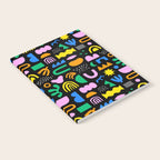 Fun colorful abstract summer shape pattern Notebook Gallery Image 2