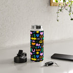 Fun colorful abstract summer shape pattern Water Bottle Gallery Image 4
