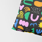 Fun colorful abstract summer shape pattern Pillow Sham Gallery Image 4