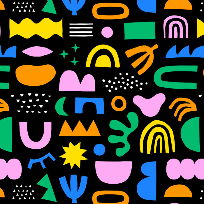 Fun colorful abstract summer shape pattern Coffee Mug Gallery Image 2