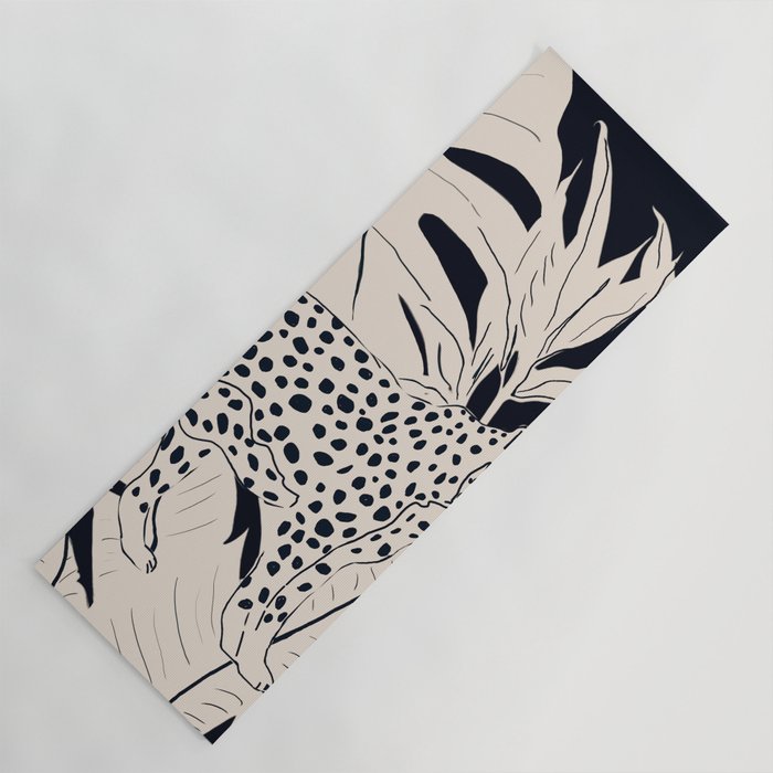 Minimal Jungle Abstract Art 4 Yoga Mat Gallery Image 1