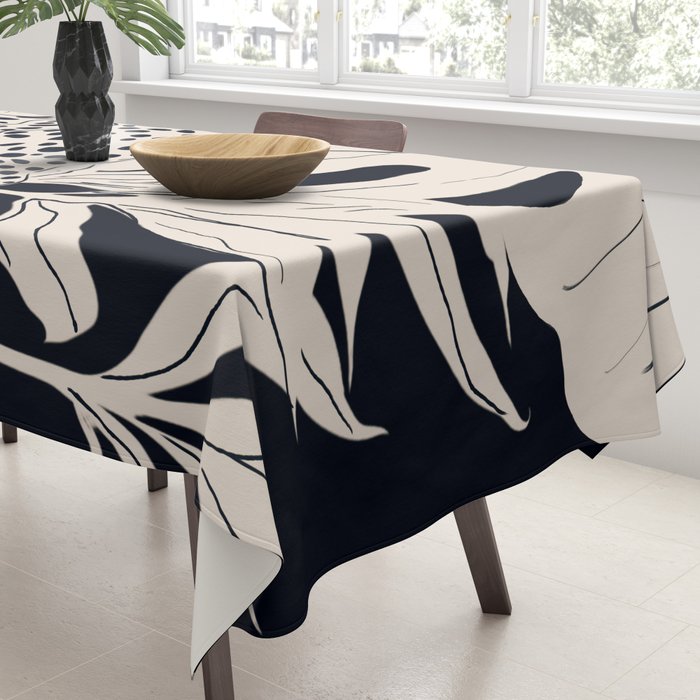 Minimal Jungle Abstract Art 4 Tablecloth Gallery Image 3