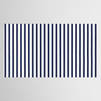 Navy Blue Candy Breton Nautical Stripe Lines Minimalist Stripes Line Drawing Tablecloth Gallery Image 2