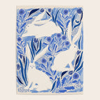 Hare Meadow Indigo Poster Gallery Image 4