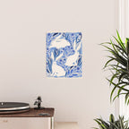 Hare Meadow Indigo Poster Gallery Image 2