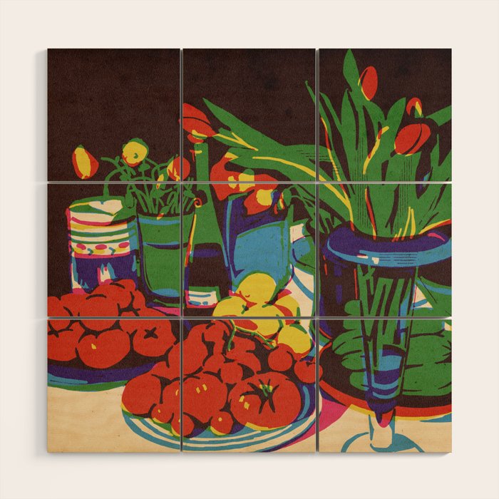 Tulip Wood Wall Art Gallery Image 1