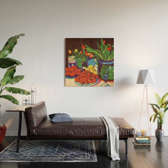Tulip Wood Wall Art Gallery Image 2