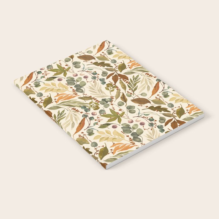 Fall leafy nature B Notebook Gallery Image 1