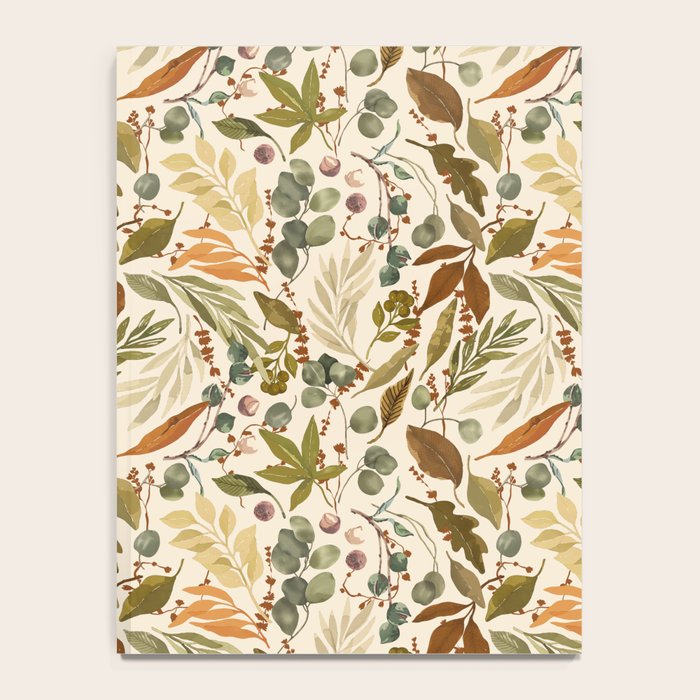 Fall leafy nature B Notebook Gallery Image 4