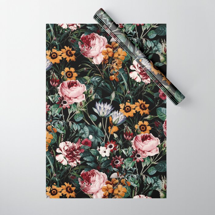 Midnight Garden III Wrapping Paper Gallery Image 1