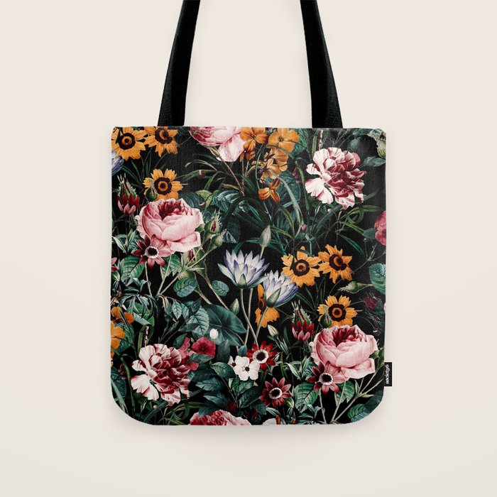 Midnight Garden III Tote Bag Gallery Image 1