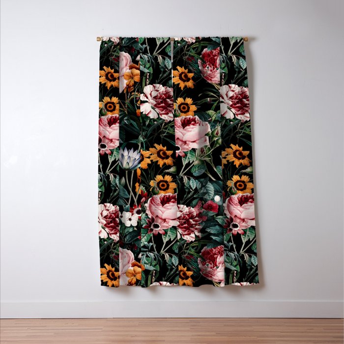 Midnight Garden III Window Curtain Gallery Image 3