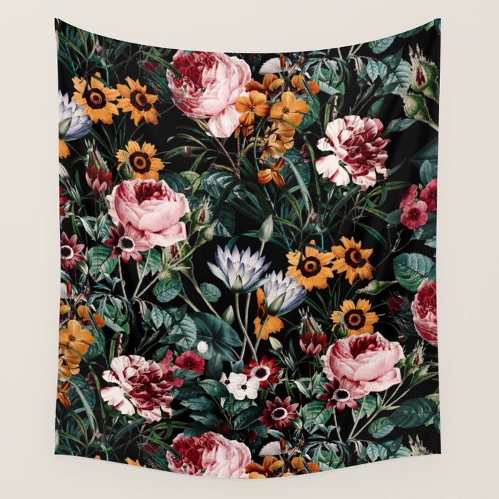 Midnight Garden III Wall Tapestry Gallery Image 1