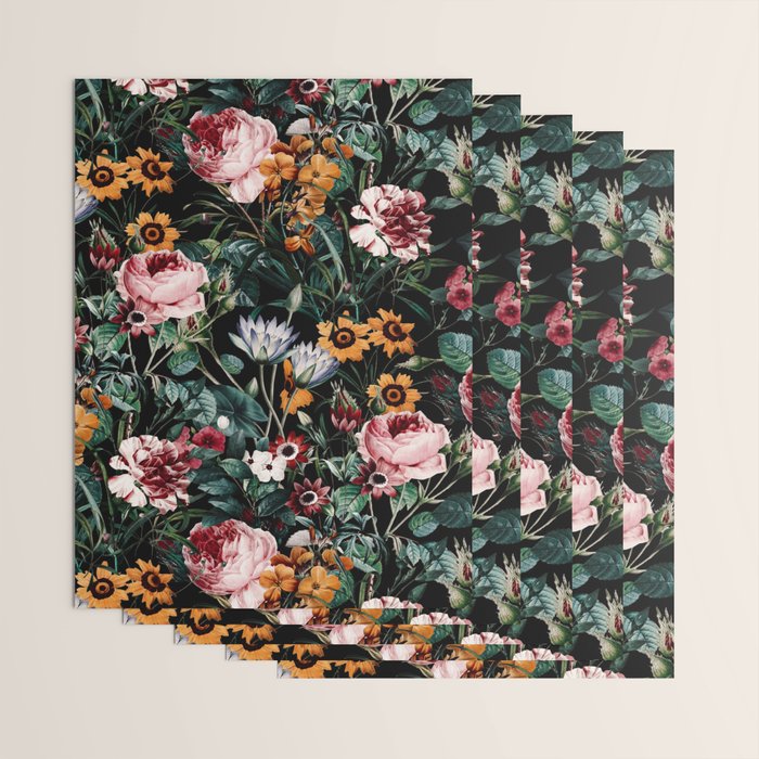 Midnight Garden III Wrapping Paper Gallery Image 3