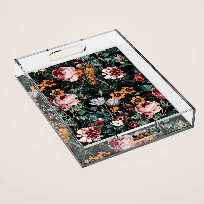 Midnight Garden III Acrylic Tray Gallery Image 1