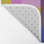 Abstract quilt, purple Bath Mat Gallery Image 2
