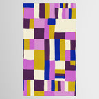 Abstract quilt, purple Tablecloth Gallery Image 2