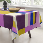 Abstract quilt, purple Tablecloth Gallery Image 3