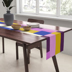 Abstract quilt, purple Table Runner Gallery Image 2
