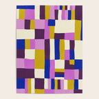 Abstract quilt, purple Poster Gallery Image 4