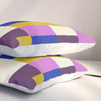 Abstract quilt, purple Pillow Sham Gallery Image 3