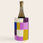 Abstract quilt, purple Wine Chiller Gallery Image 2